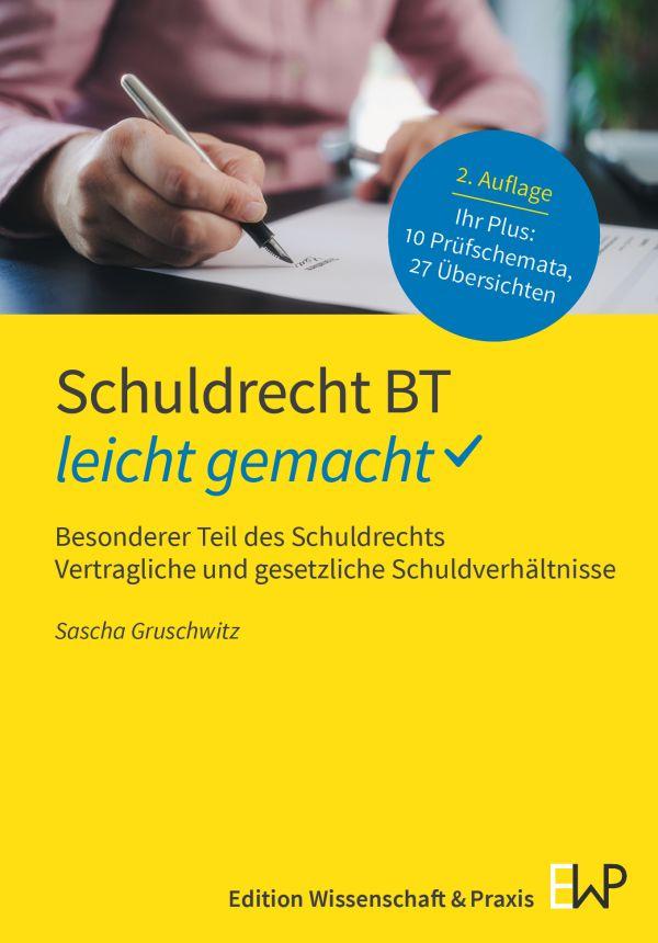 Vorderes Coverbild Schuldrecht BT - leicht gemacht