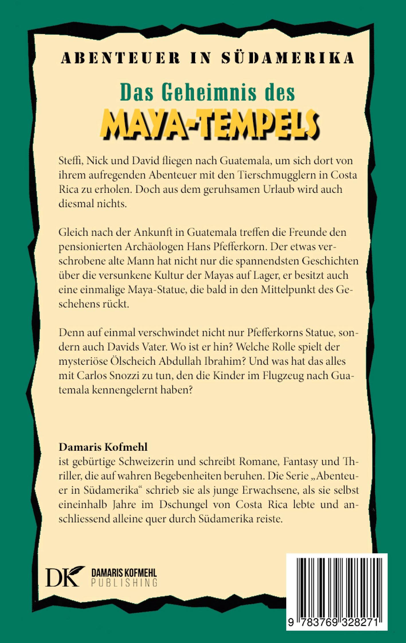 Rückseitencover Das Geheimnis des Maya-Tempels