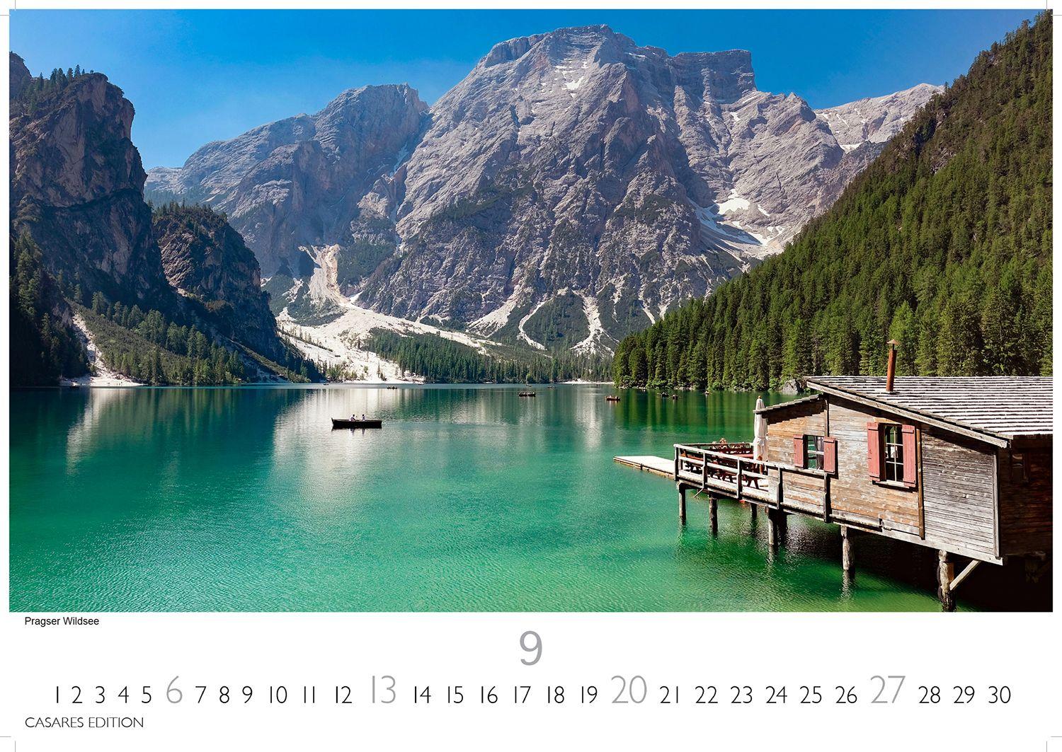 Beispielinhalt (Bild) Südtirol Kalender 2026 - Wandkalender | Fotokalender Italien 35x50cm - 12 eindrucksvolle Fotografien aus Südtirol