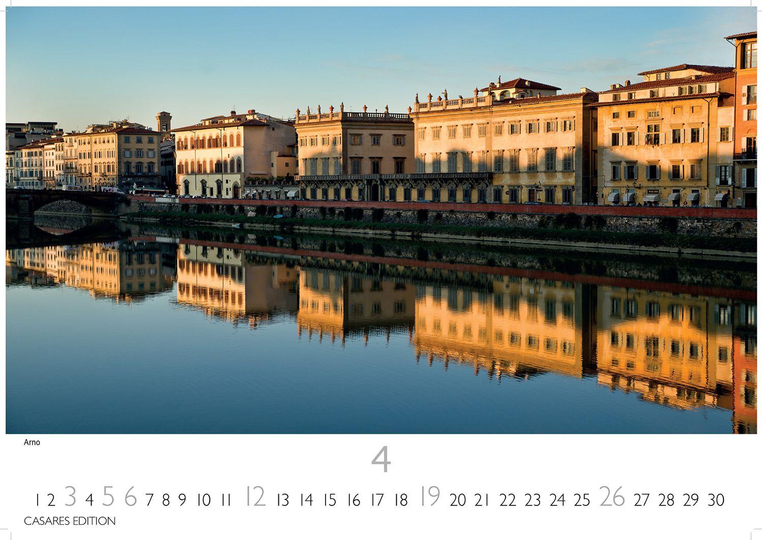Beispielinhalt (Bild) Florenz Kalender 2026 - Wandkalender | Fotokalender Italien 35x50cm Toskana Flair für Ihr Zuhause | Hochwertiger . mit 12 atemberaubenden Motiven