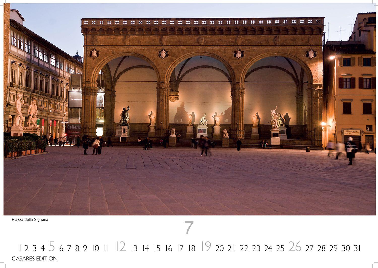Beispielinhalt (Bild) Florenz Kalender 2026 - Wandkalender | Fotokalender Italien 35x50cm Toskana Flair für Ihr Zuhause | Hochwertiger . mit 12 atemberaubenden Motiven
