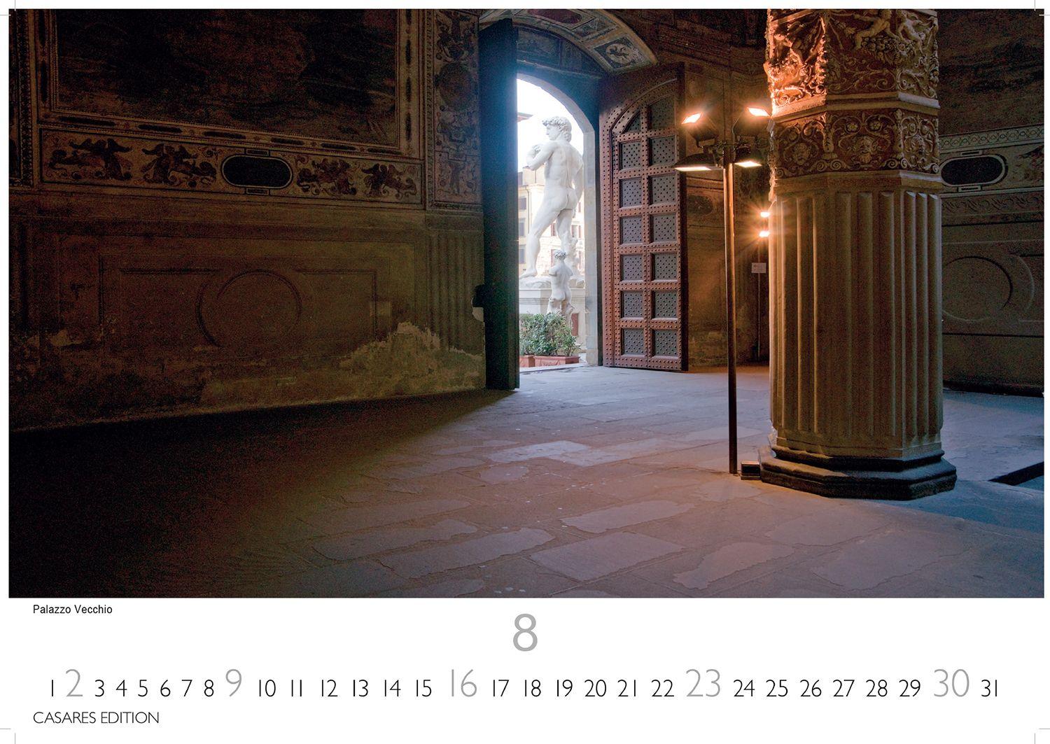 Beispielinhalt (Bild) Florenz Kalender 2026 - Wandkalender | Fotokalender Italien 35x50cm Toskana Flair für Ihr Zuhause | Hochwertiger . mit 12 atemberaubenden Motiven