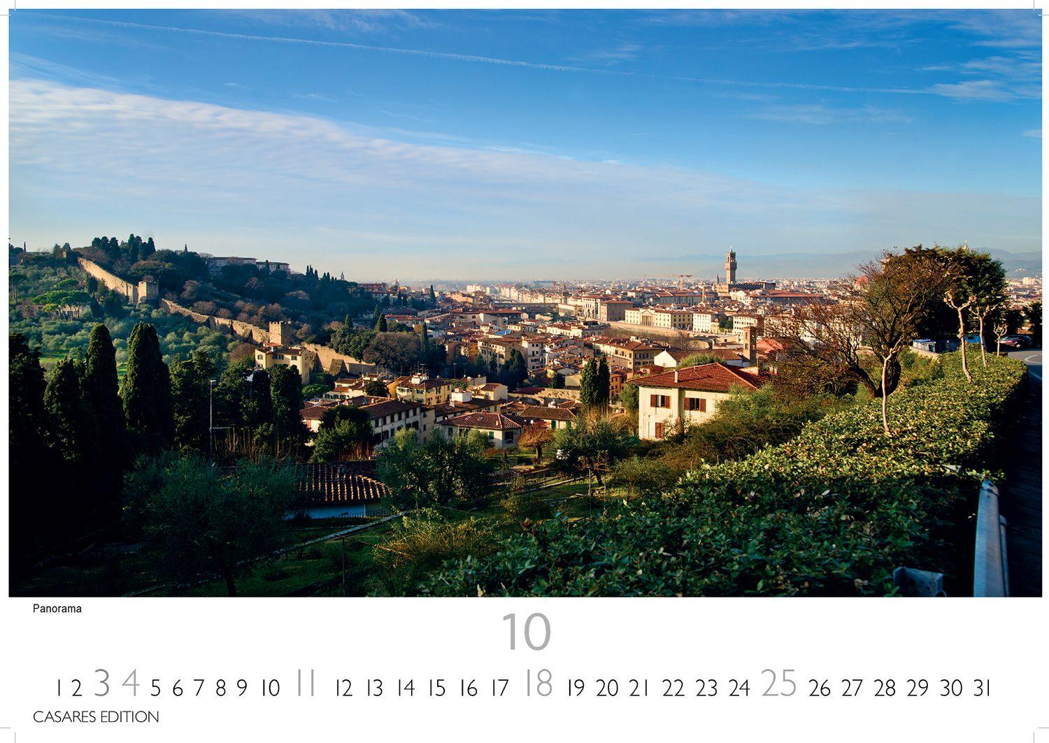 Beispielinhalt (Bild) Florenz Kalender 2026 - Wandkalender | Fotokalender Italien 35x50cm Toskana Flair für Ihr Zuhause | Hochwertiger . mit 12 atemberaubenden Motiven