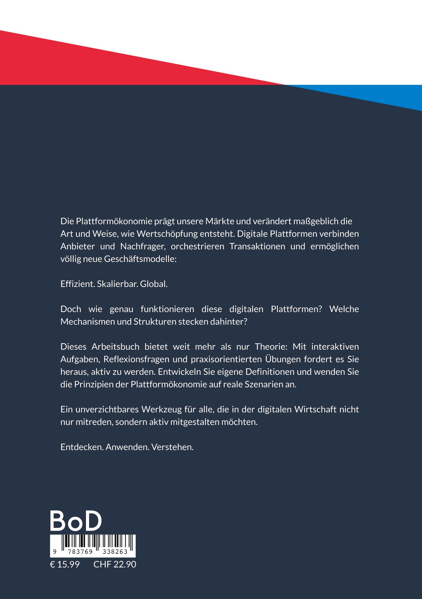 Rückseitencover Essentials der Plattformökonomie