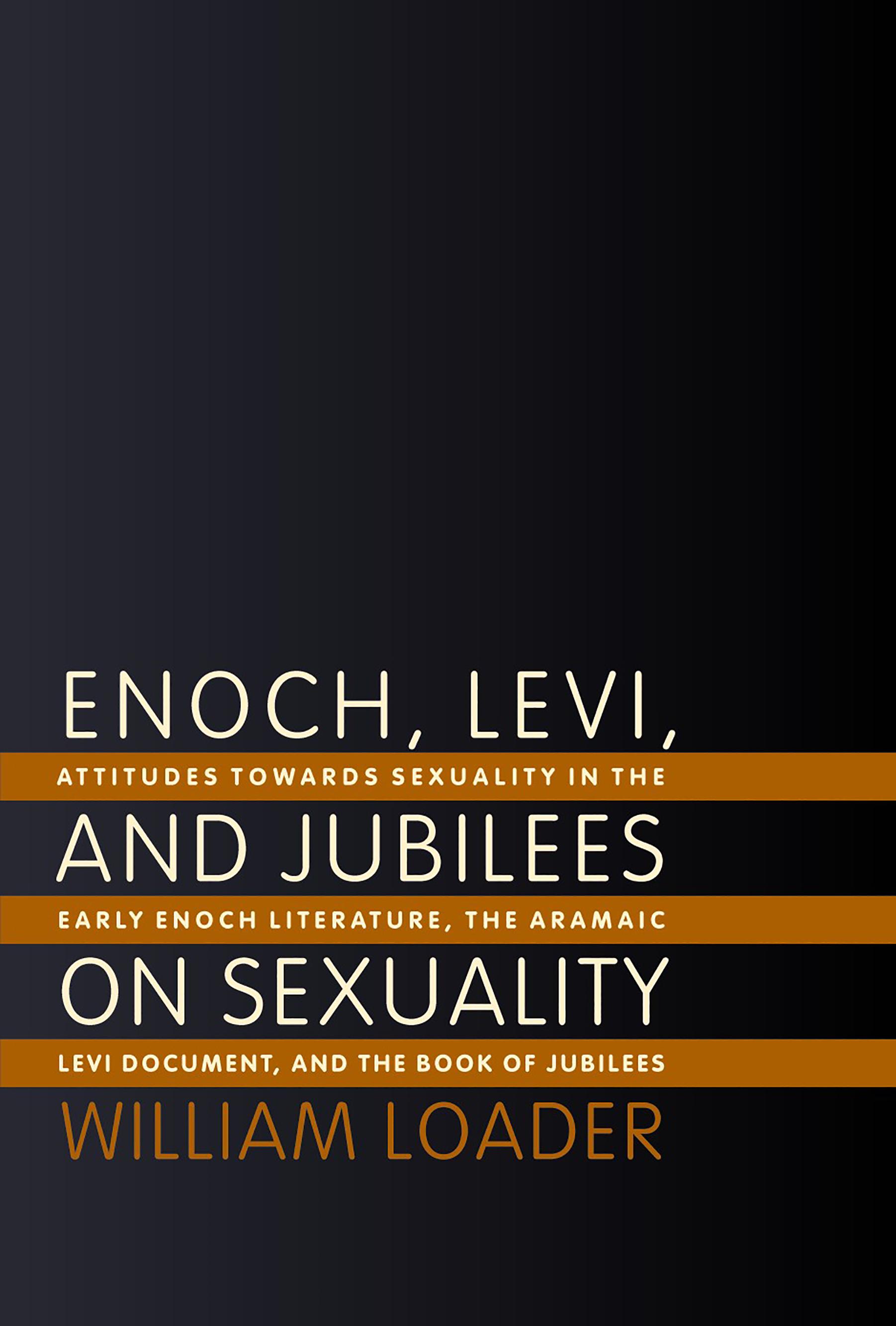 Vorderes Coverbild Enoch, Levi, and Jubilees on Sexuality