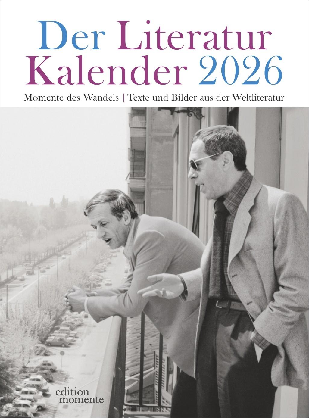 Vorderes Coverbild Der Literatur Kalender Wochenkalender 2026