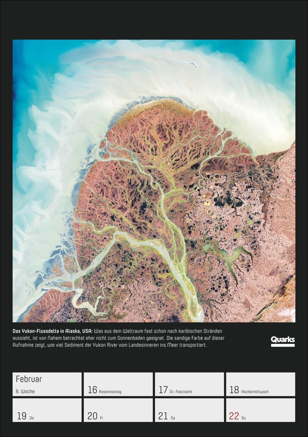 Beispielinhalt (Bild) Quarks. Die Welt, wie du sie noch nie gesehen hast Wochenplaner 2026