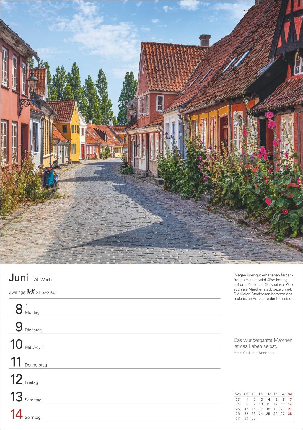 Beispielinhalt (Bild) Skandinavien Wochenplaner 2026 - Eine Reise in 53 Bildern