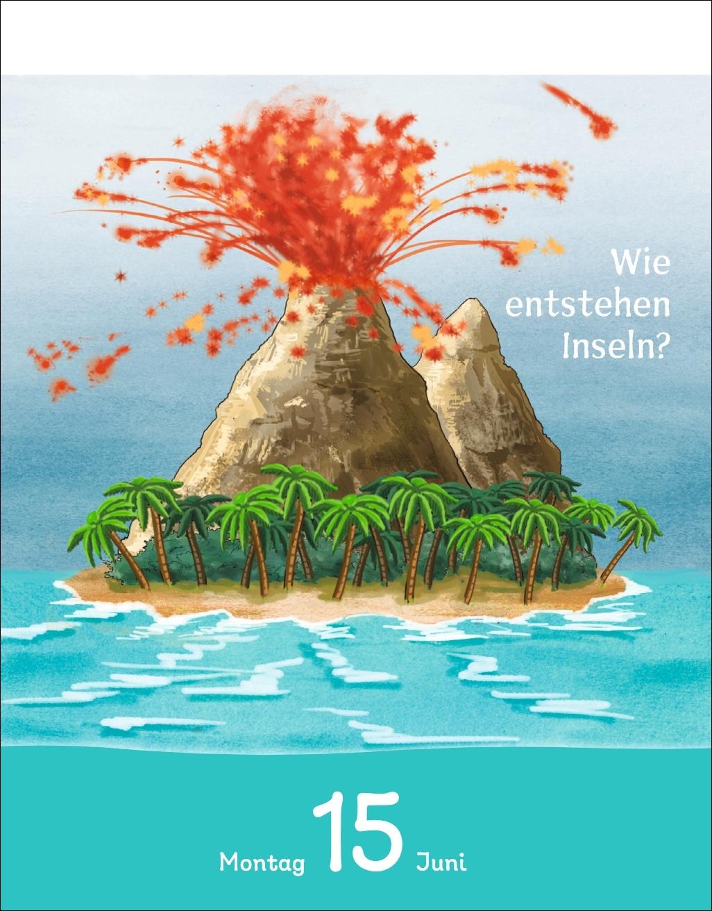 Beispielinhalt (Bild) Kalender für clevere Kids Tagesabreißkalender 2026