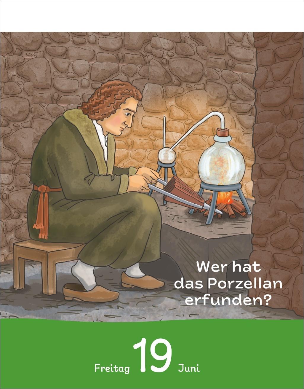 Beispielinhalt (Bild) Kalender für clevere Kids Tagesabreißkalender 2026