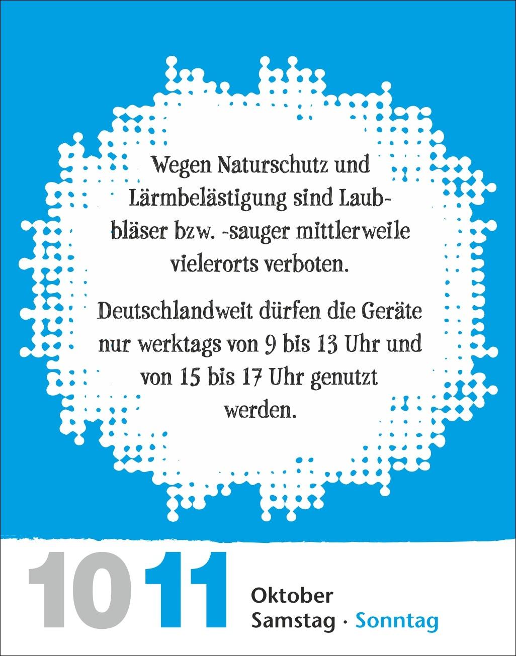 Beispielinhalt (Bild) Lifehacks Tagesabreißkalender 2026 - Der hilfreichste Kalender aller Zeiten
