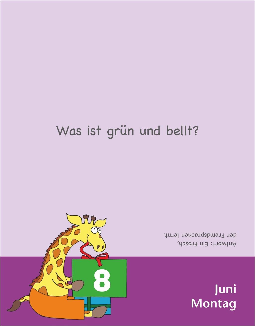 Beispielinhalt (Bild) Witze für Kids Tagesabreißkalender 2026
