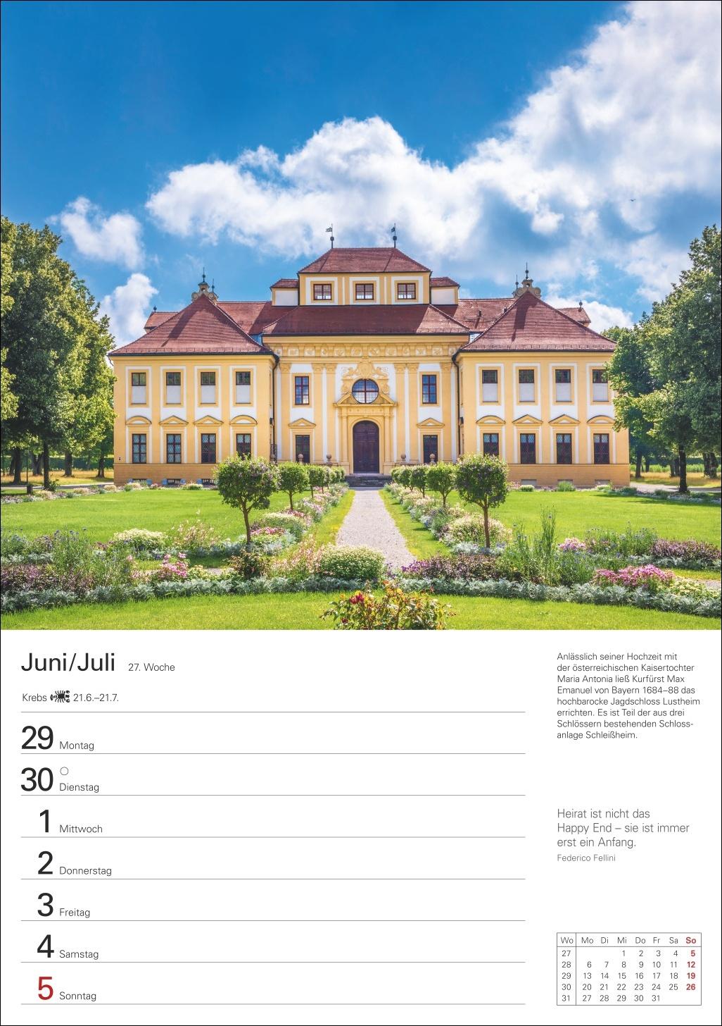 Beispielinhalt (Bild) Deutschland Wochenplaner 2026 - Eine Reise in 53 Bildern