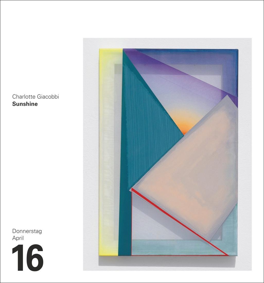 Beispielinhalt (Bild) Kunst Tagesabreißkalender 2026 - Kulturkalender - Künstler, Werke, Museen