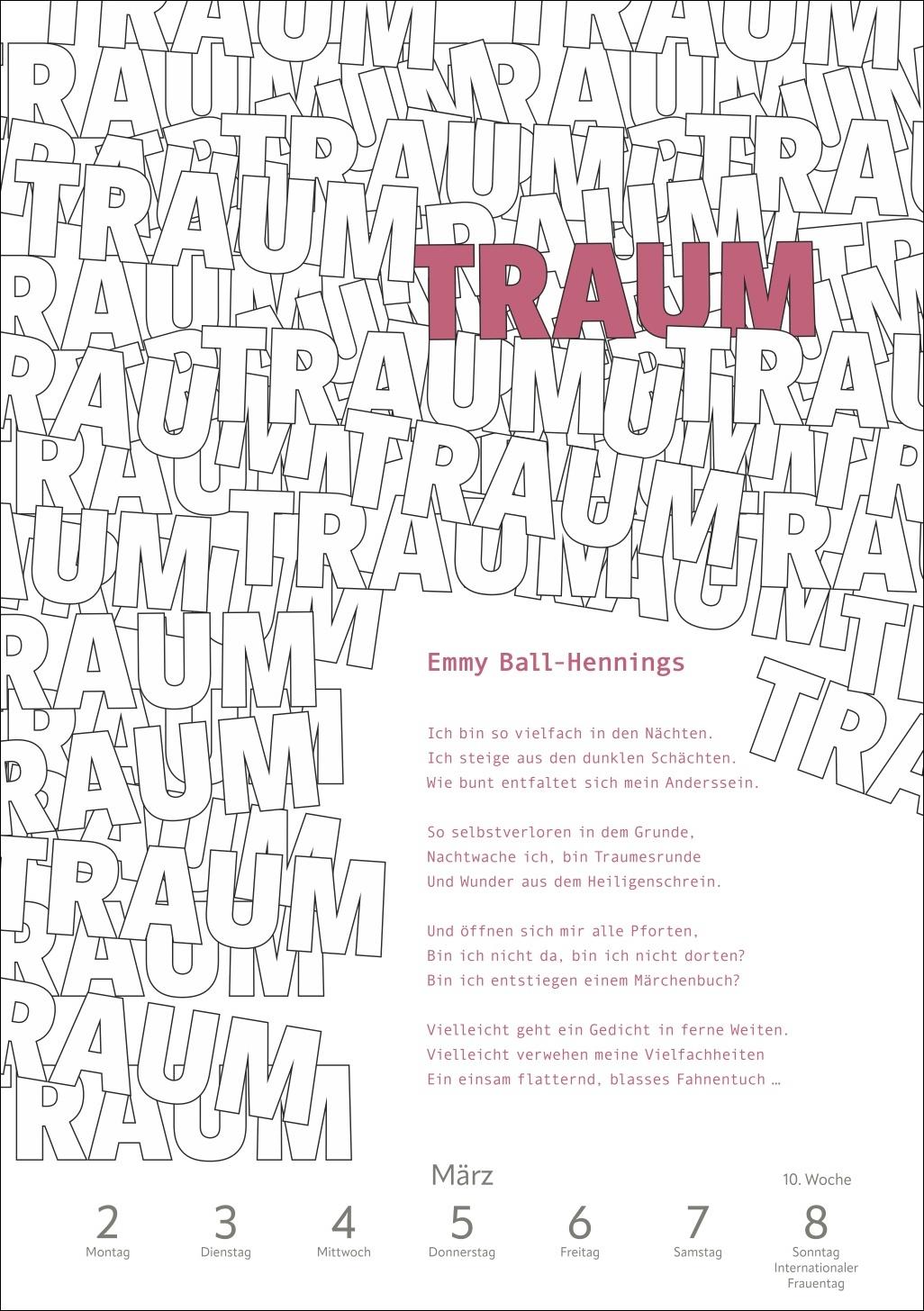 Beispielinhalt (Bild) 53 Frauen, die du gelesen haben musst Wochen-Kulturkalender 2026