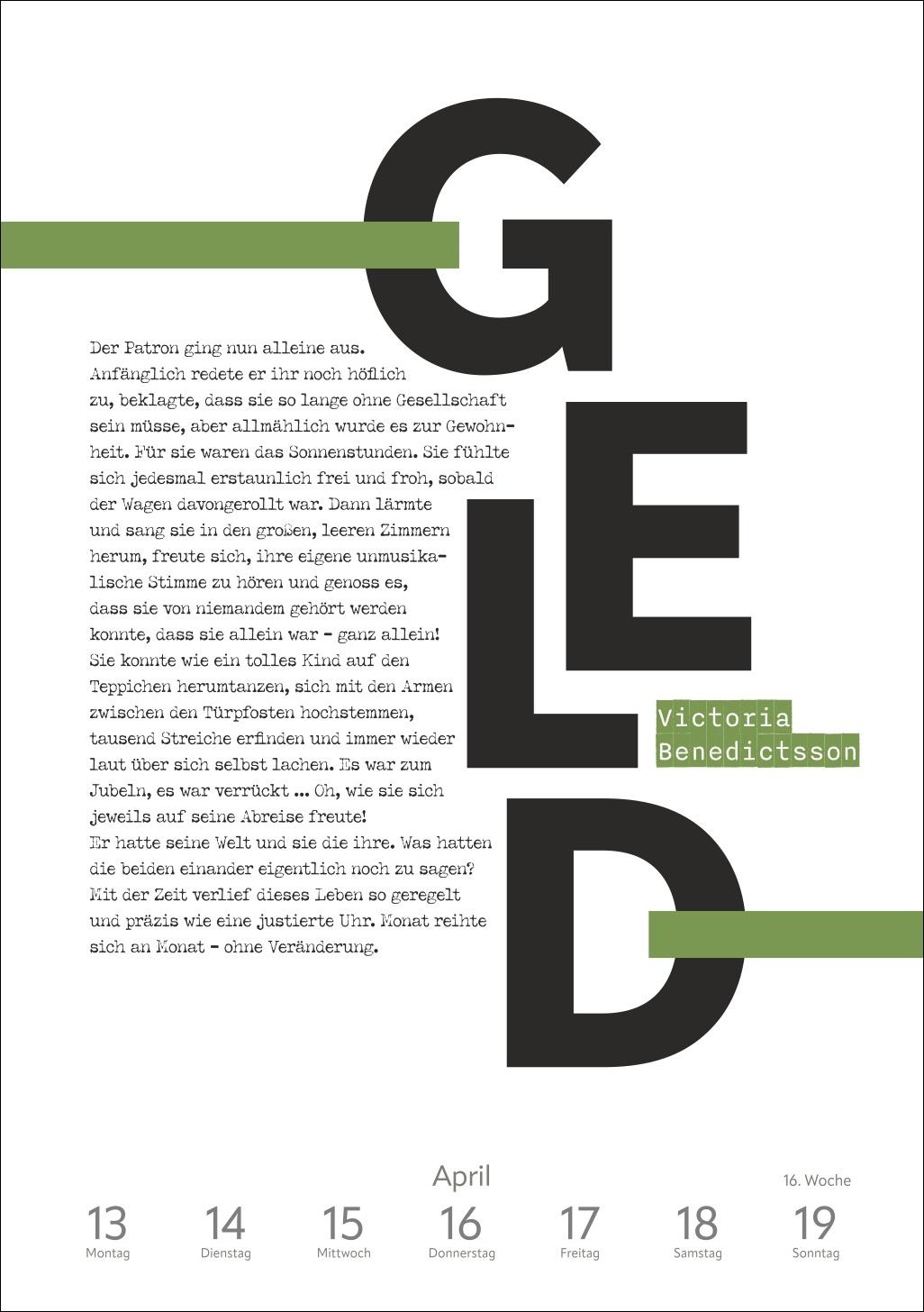 Beispielinhalt (Bild) 53 Frauen, die du gelesen haben musst Wochen-Kulturkalender 2026