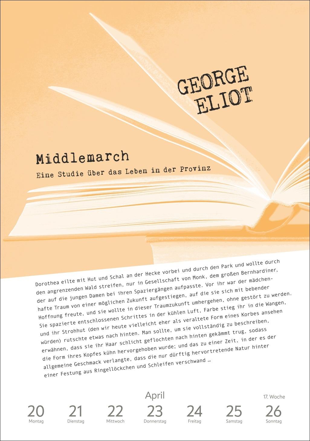 Beispielinhalt (Bild) 53 Frauen, die du gelesen haben musst Wochen-Kulturkalender 2026