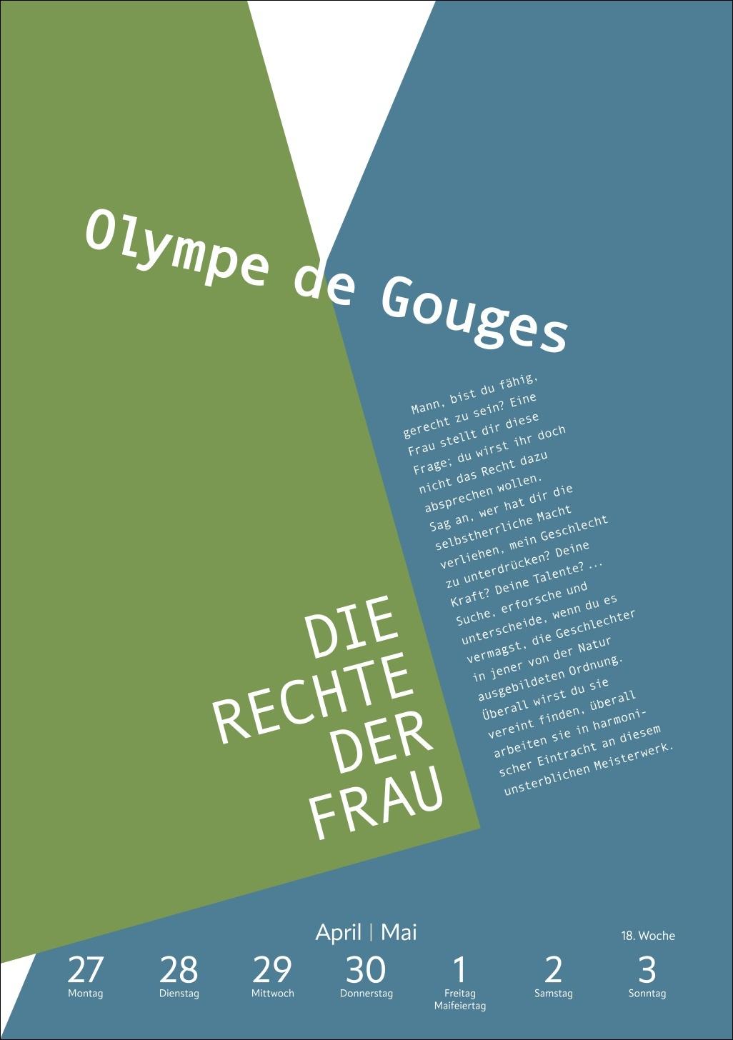 Beispielinhalt (Bild) 53 Frauen, die du gelesen haben musst Wochen-Kulturkalender 2026