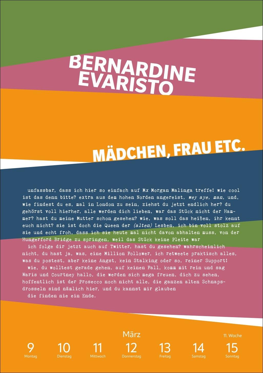 Beispielinhalt (Bild) 53 Frauen, die du gelesen haben musst Wochen-Kulturkalender 2026