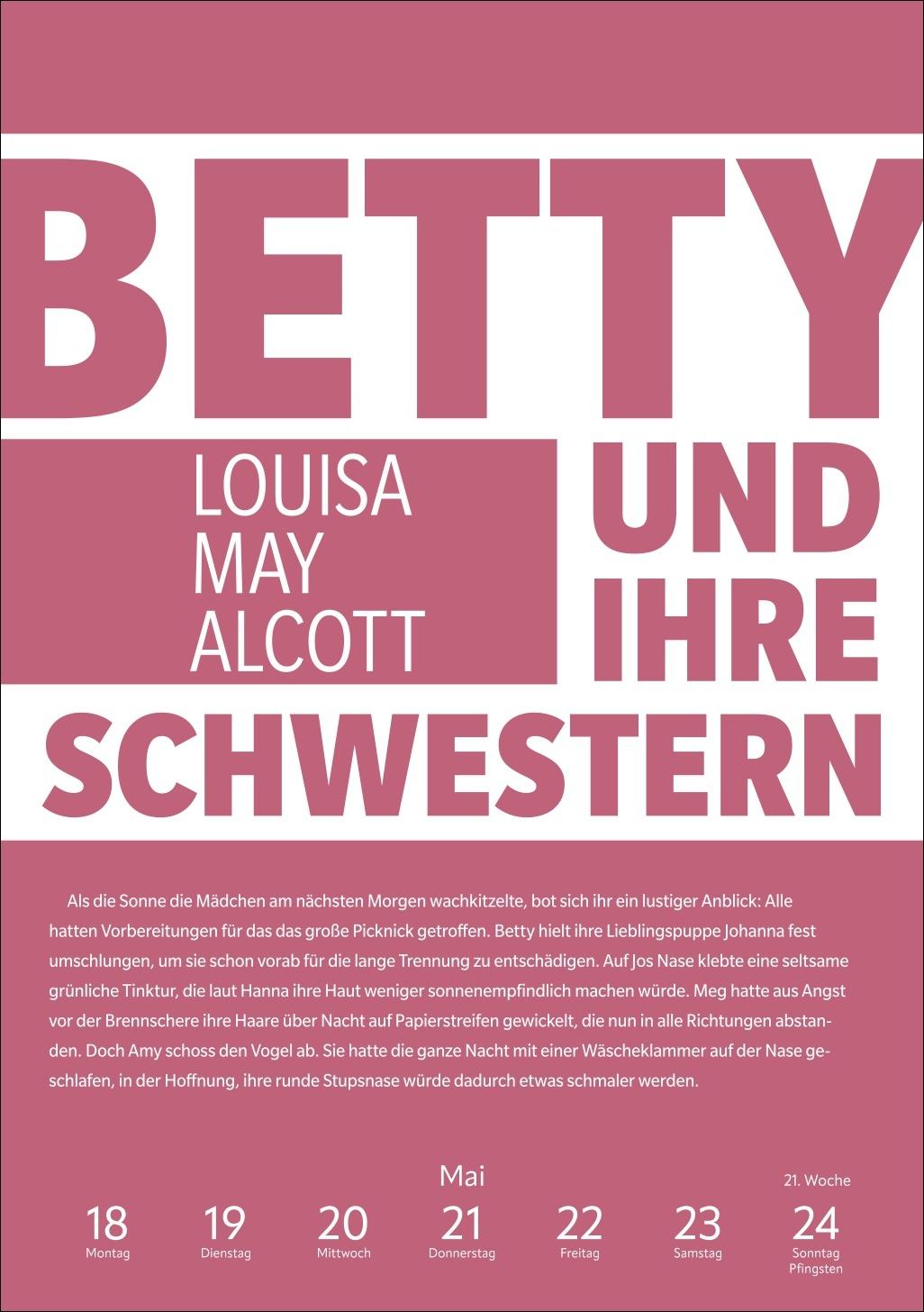 Beispielinhalt (Bild) 53 Frauen, die du gelesen haben musst Wochen-Kulturkalender 2026