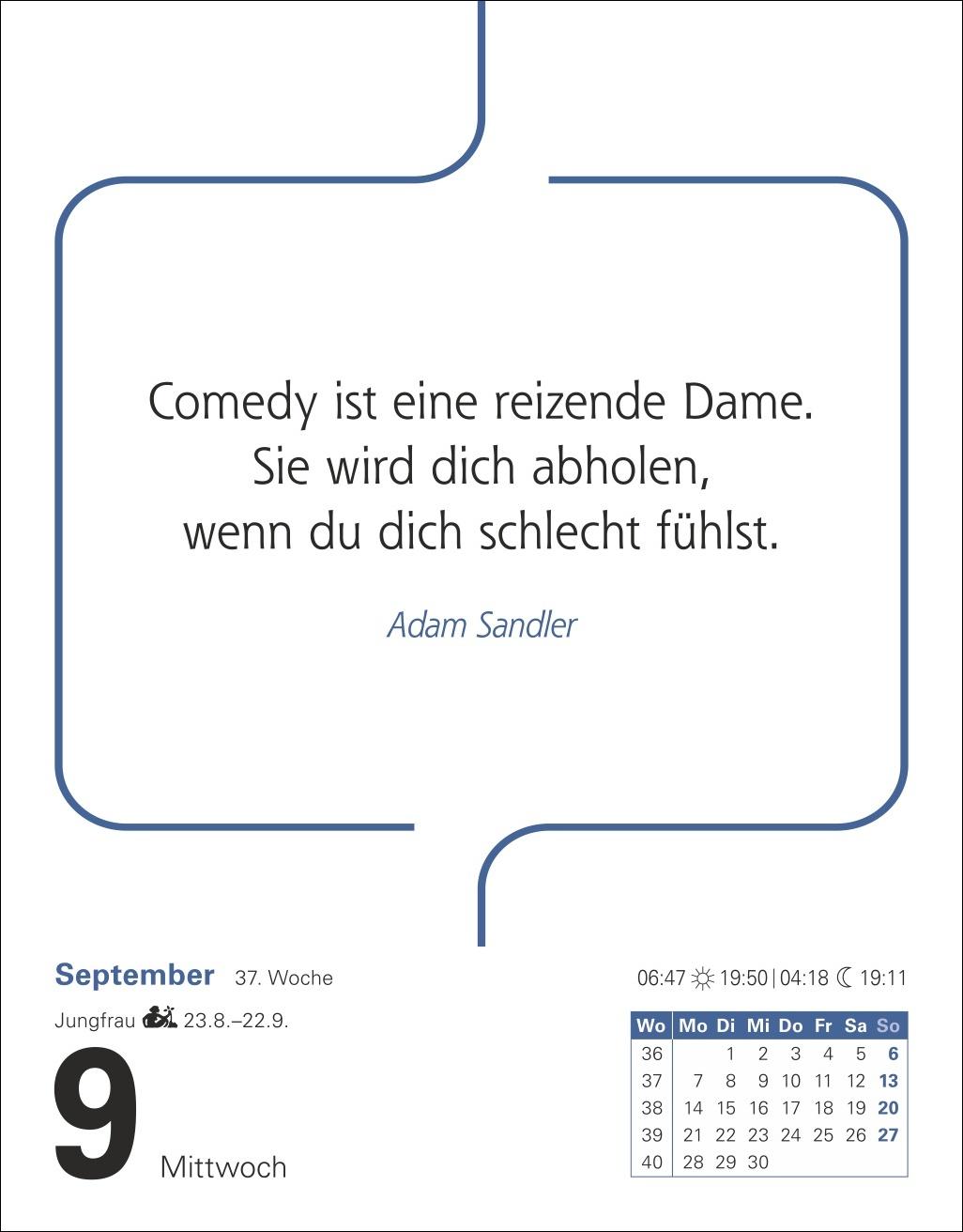 Beispielinhalt (Bild) Zitate Tagesabreißkalender 2026