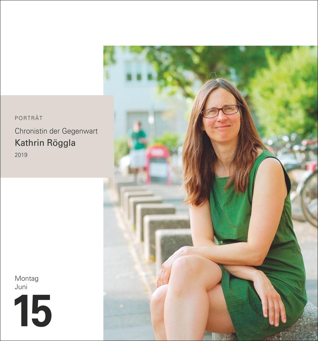 Beispielinhalt (Bild) Literatur Tagesabreißkalender 2026 - Kulturkalender - Autoren, Werke, Hörbücher