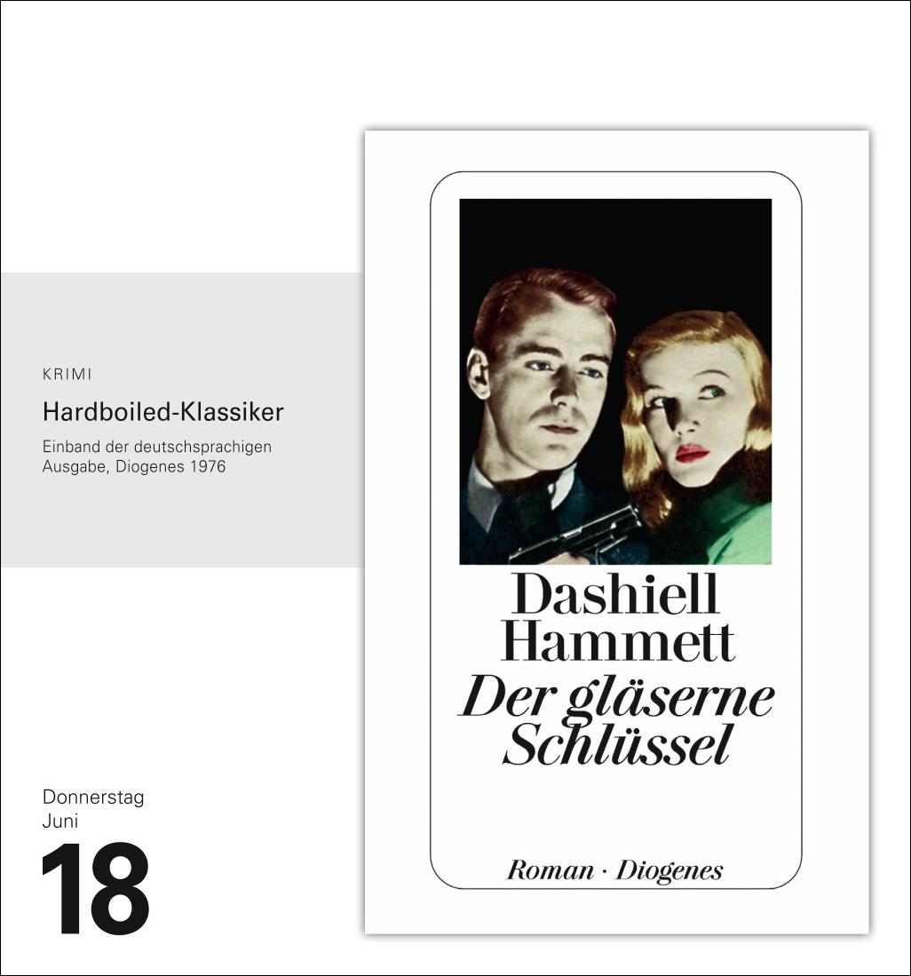 Beispielinhalt (Bild) Literatur Tagesabreißkalender 2026 - Kulturkalender - Autoren, Werke, Hörbücher
