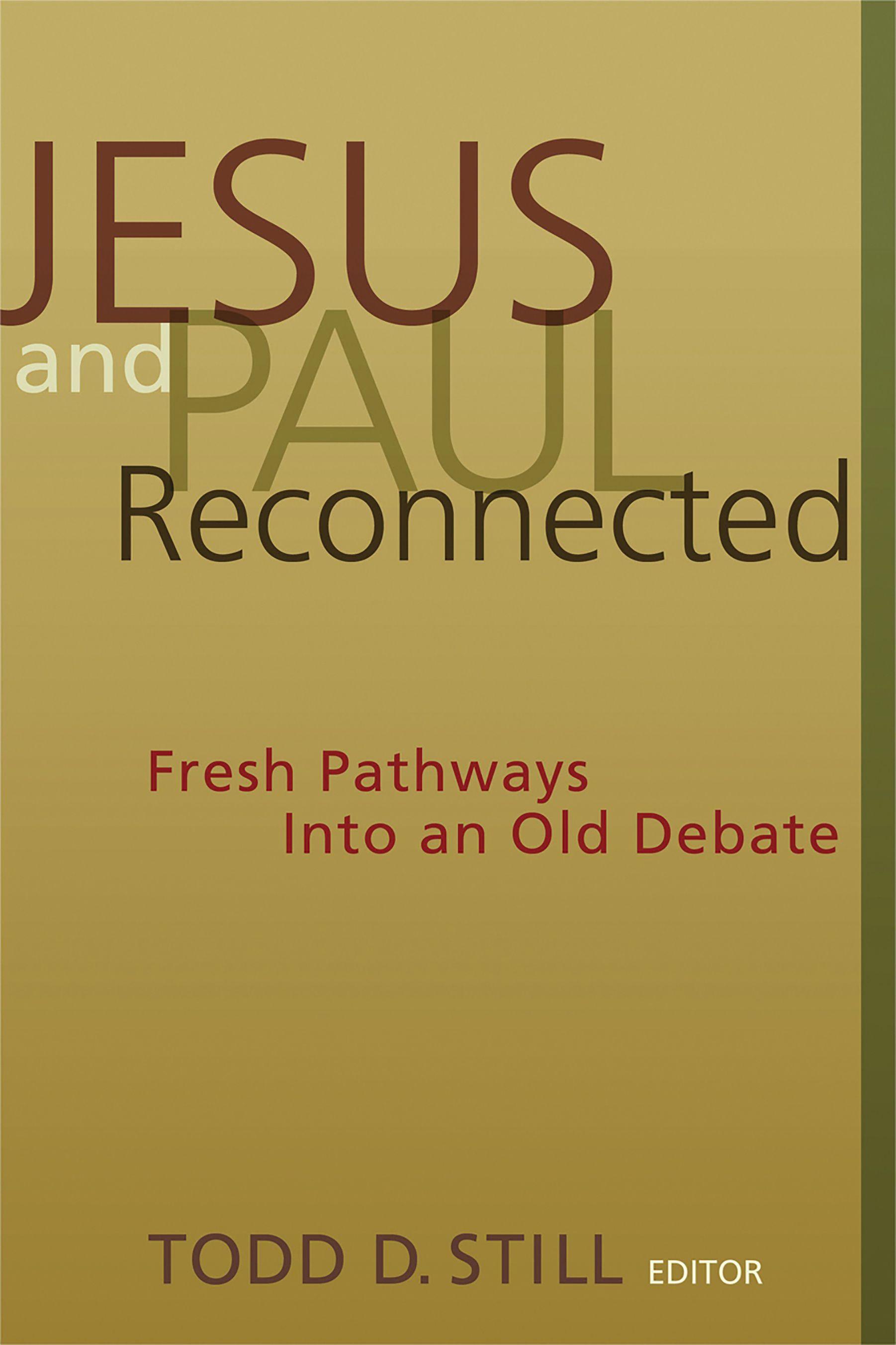 Vorderes Coverbild Jesus and Paul Reconnected