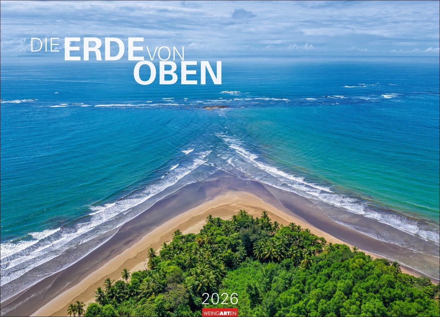Vorderes Coverbild Die Erde von oben Kalender 2026