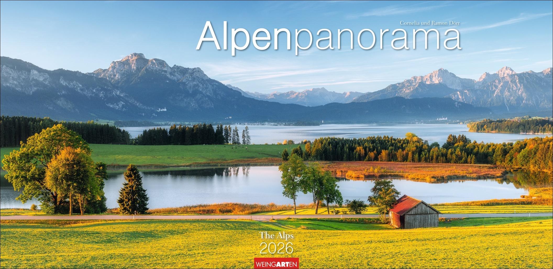 Vorderes Coverbild Alpenpanorama Kalender 2026