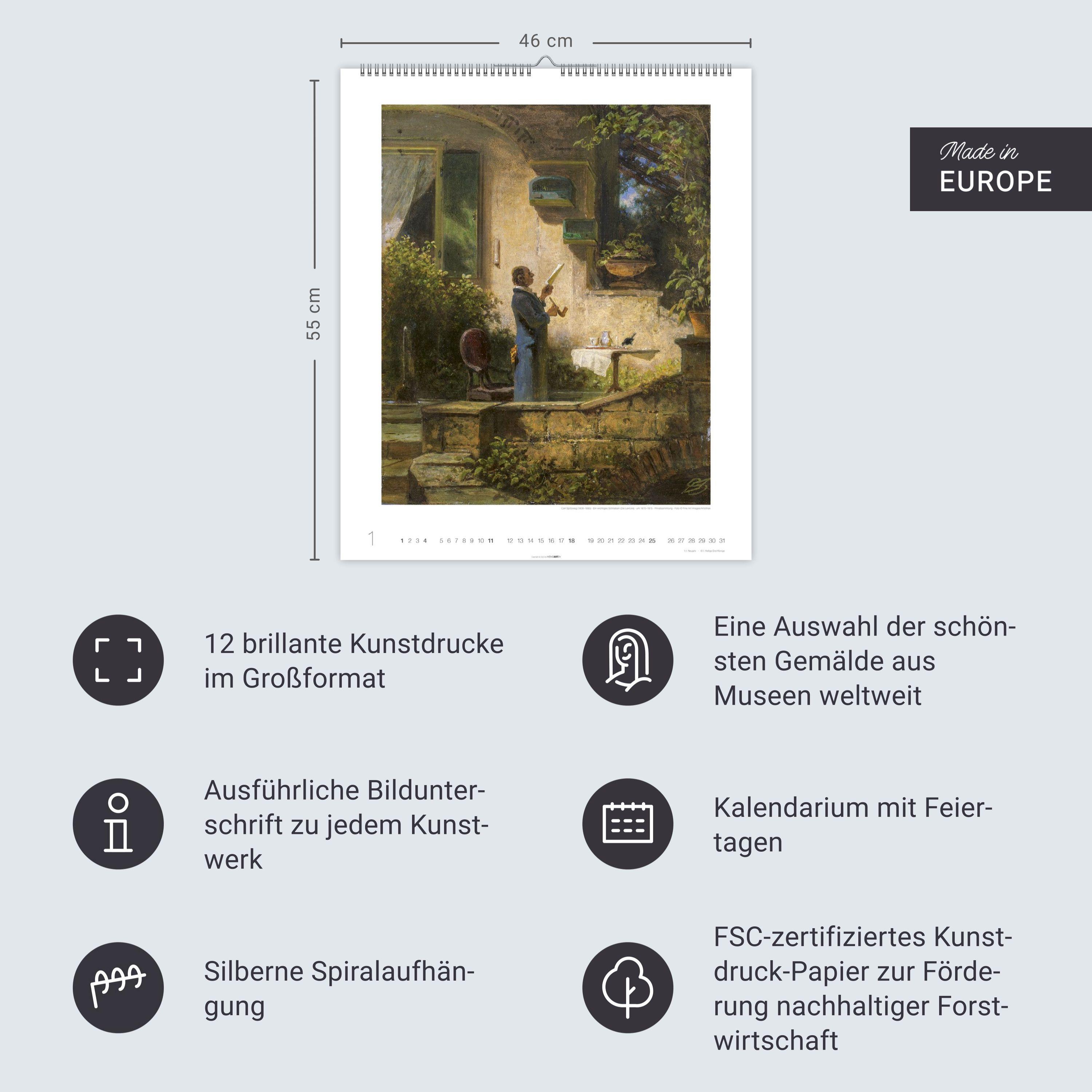 Beispielinhalt (Bild) Carl Spitzweg Edition Kalender 2026