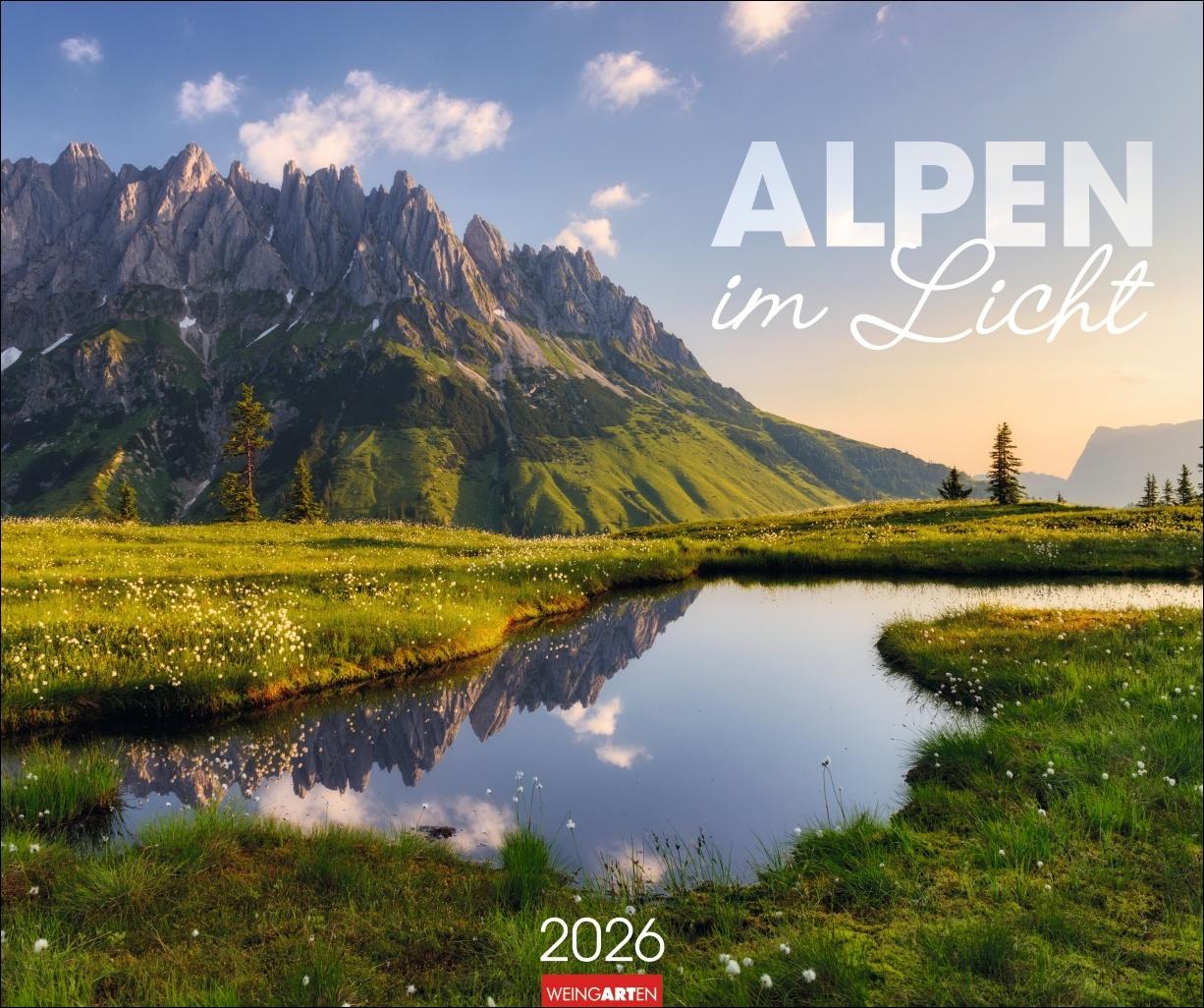 Vorderes Coverbild Alpen im Licht Kalender 2026