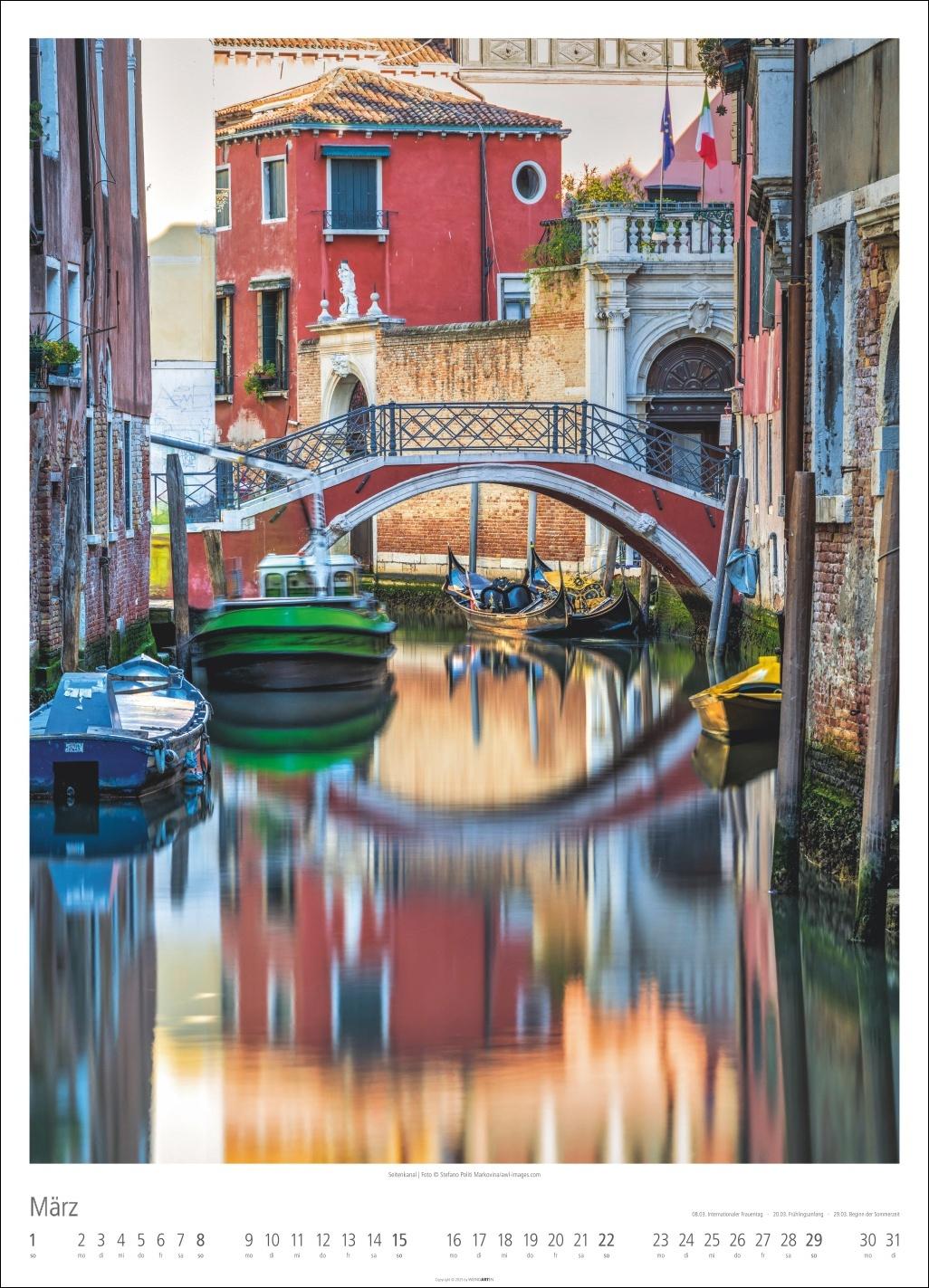 Beispielinhalt (Bild) Venezia Kalender 2026 - La Serenissima