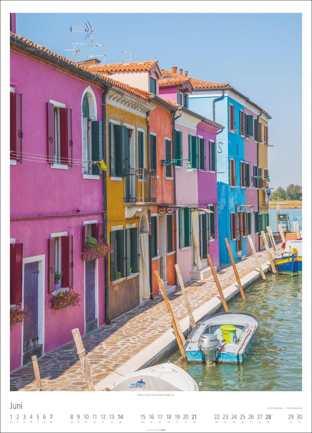 Beispielinhalt (Bild) Venezia Kalender 2026 - La Serenissima