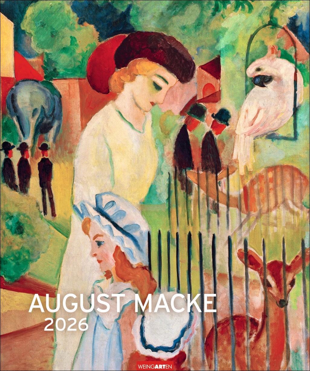 Vorderes Coverbild August Macke Edition Kalender 2026