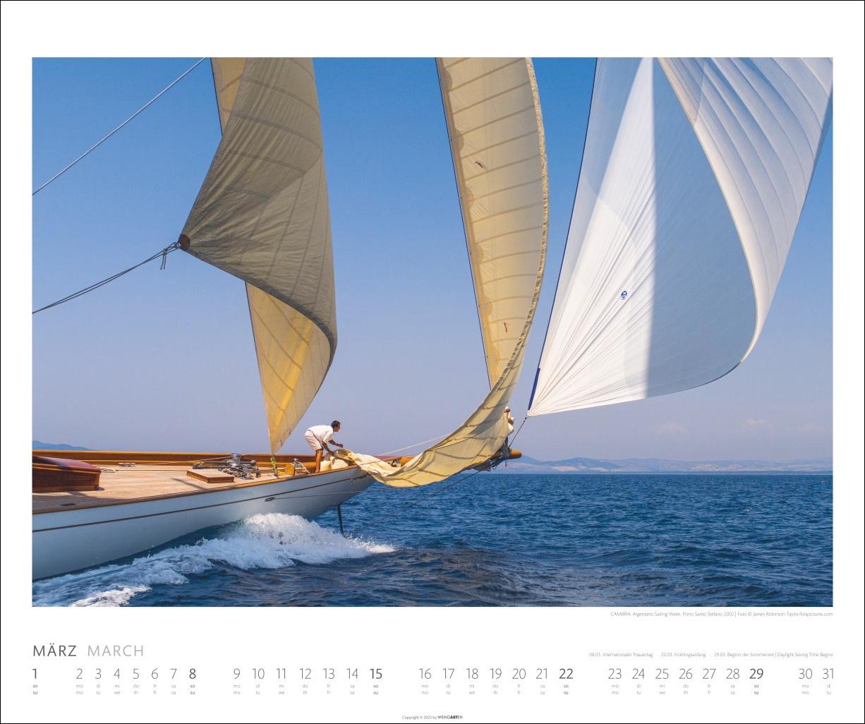 Beispielinhalt (Bild) Sailing Kalender 2026