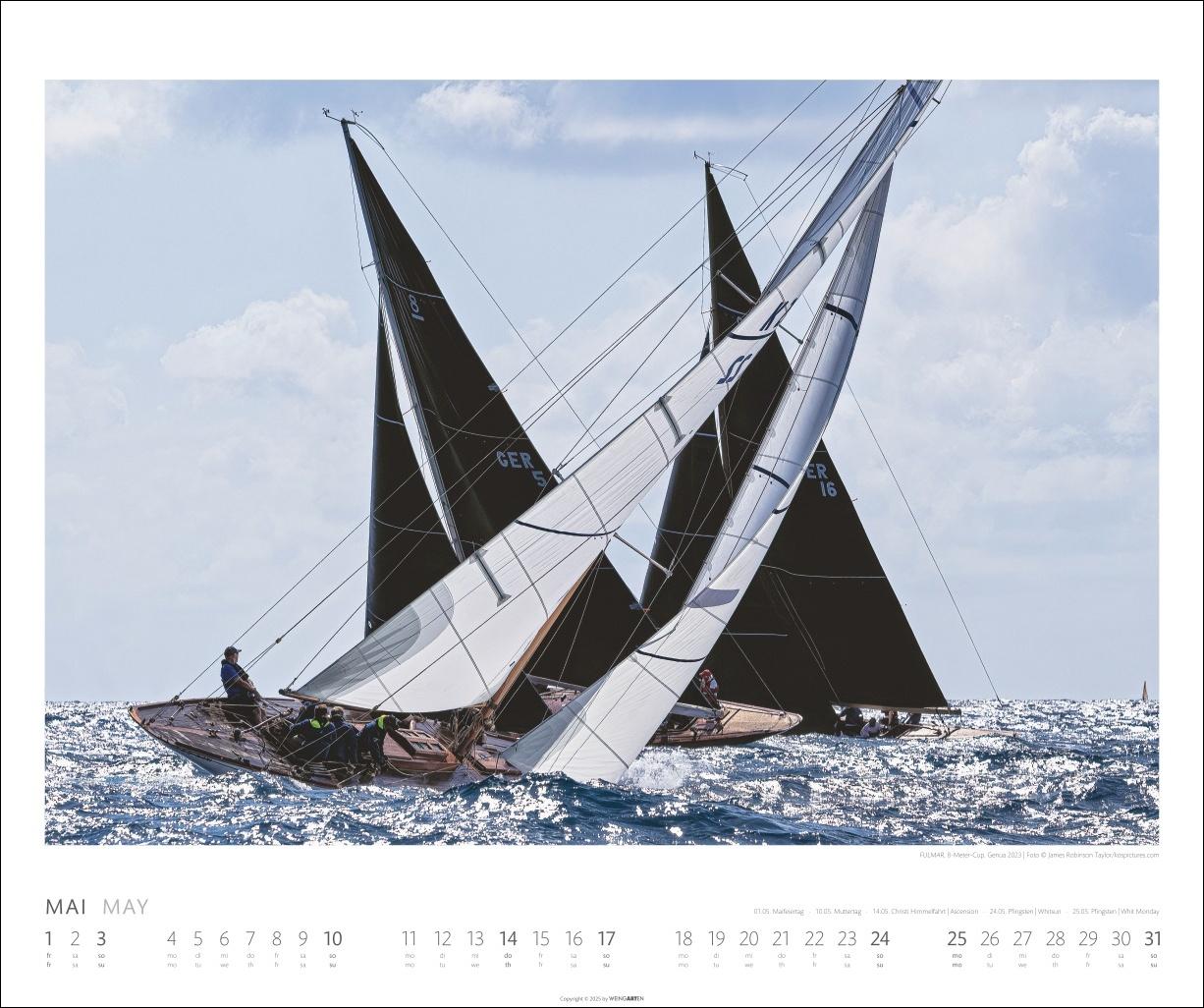 Beispielinhalt (Bild) Sailing Kalender 2026