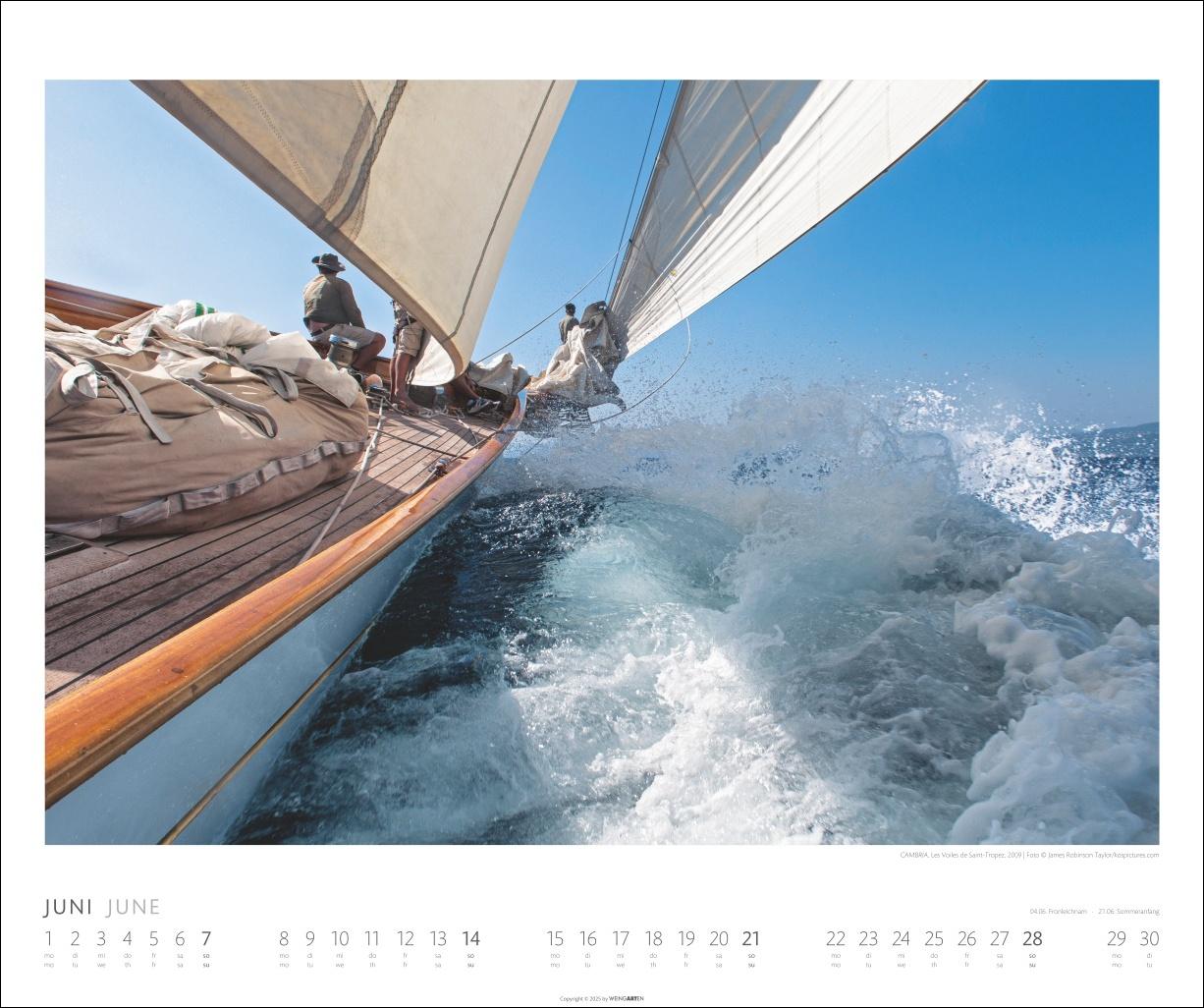 Beispielinhalt (Bild) Sailing Kalender 2026