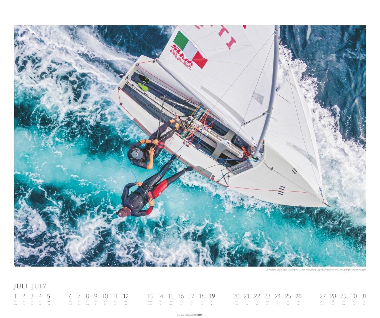 Beispielinhalt (Bild) Sailing Kalender 2026