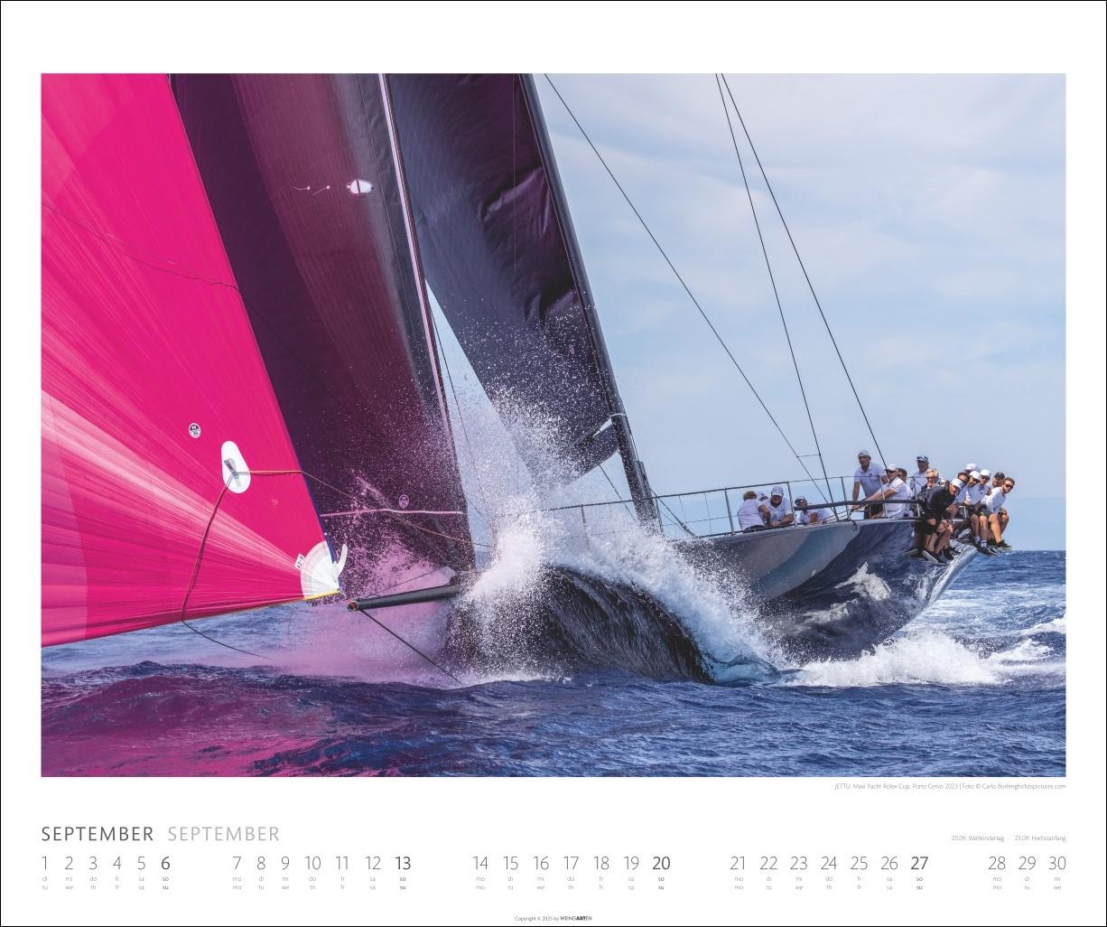 Beispielinhalt (Bild) Sailing Kalender 2026