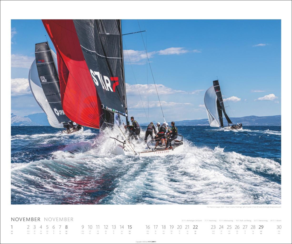 Beispielinhalt (Bild) Sailing Kalender 2026