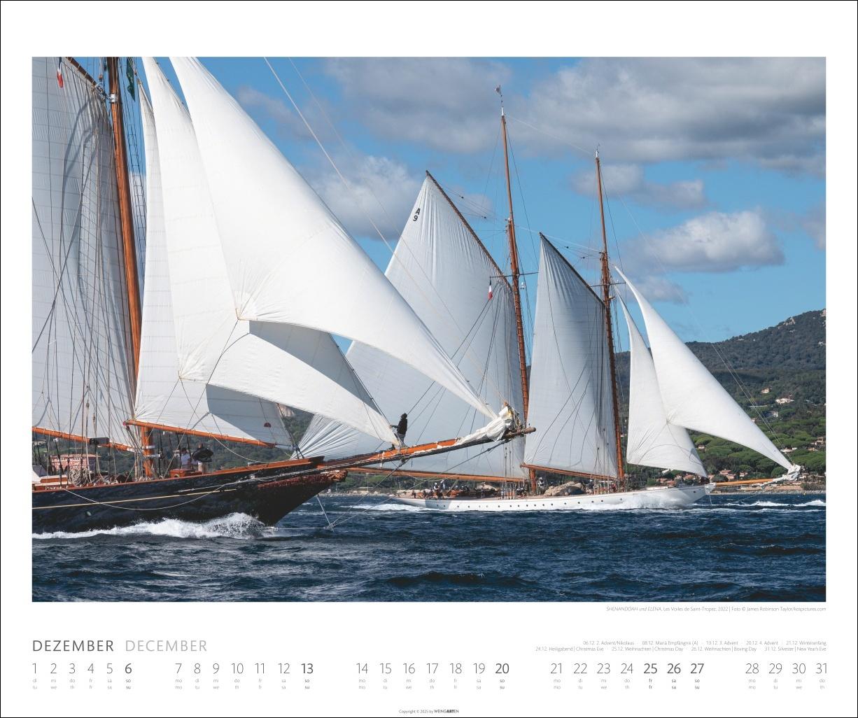 Beispielinhalt (Bild) Sailing Kalender 2026