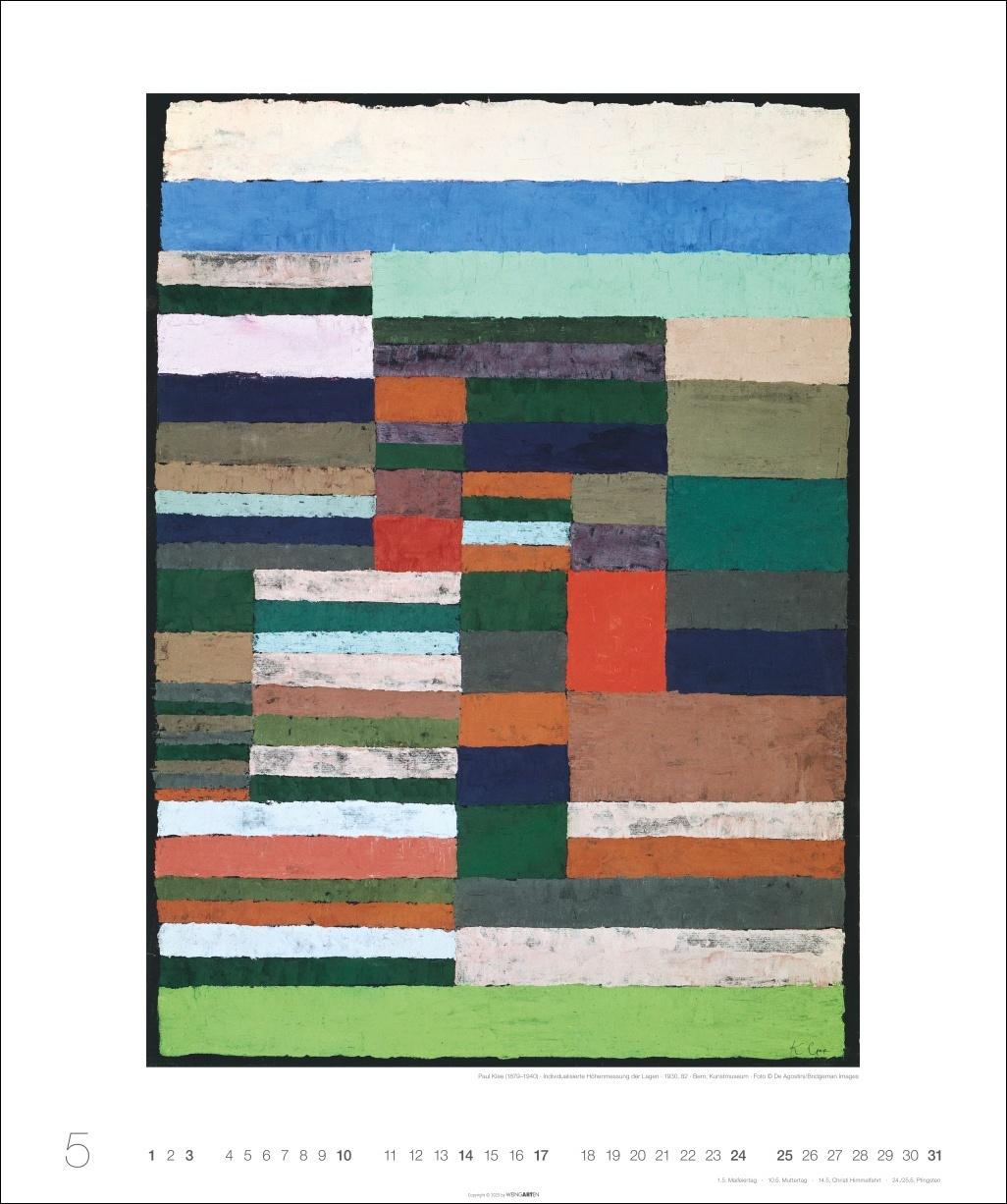 Beispielinhalt (Bild) Abstract Art Edition Kalender 2026