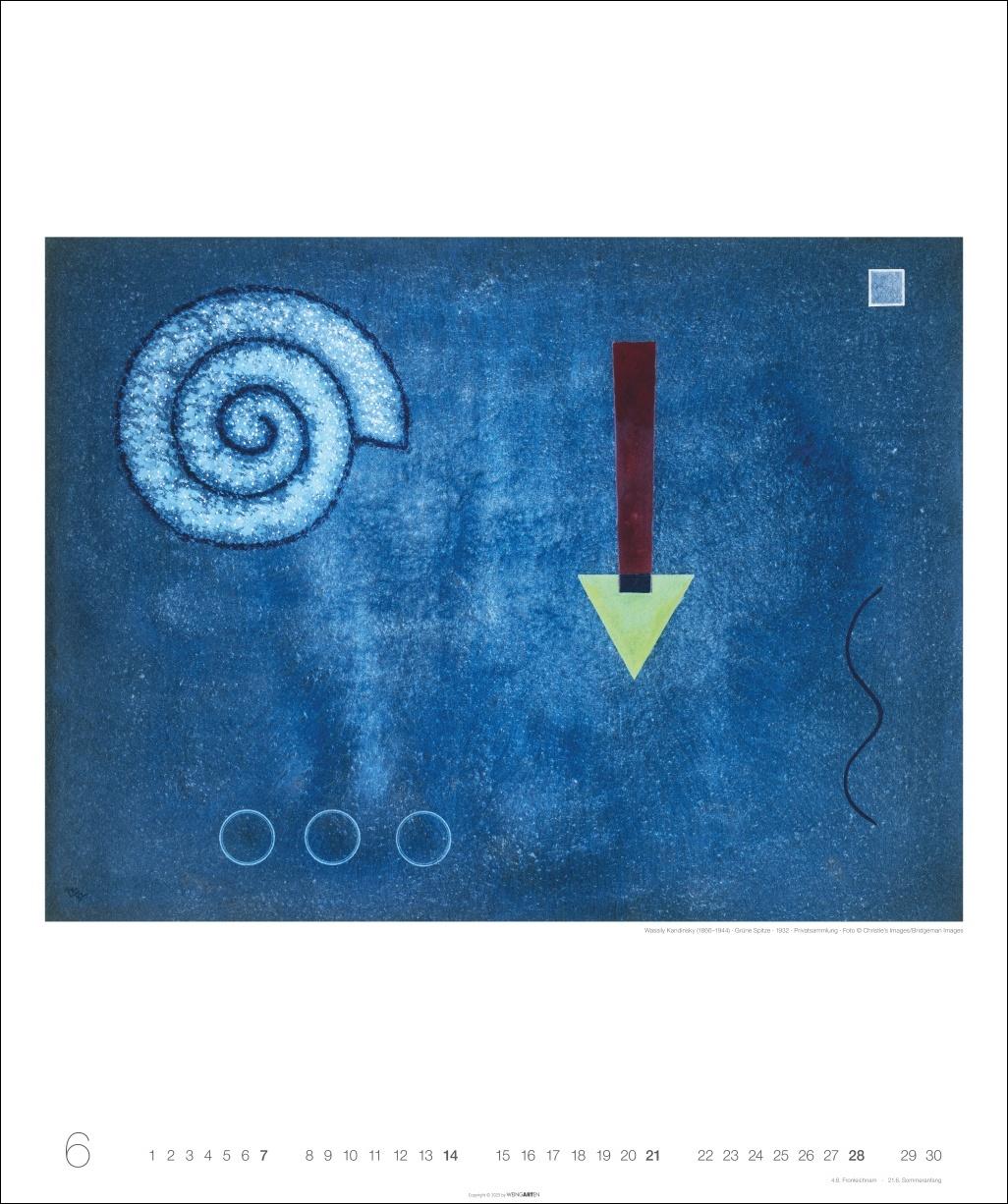 Beispielinhalt (Bild) Abstract Art Edition Kalender 2026