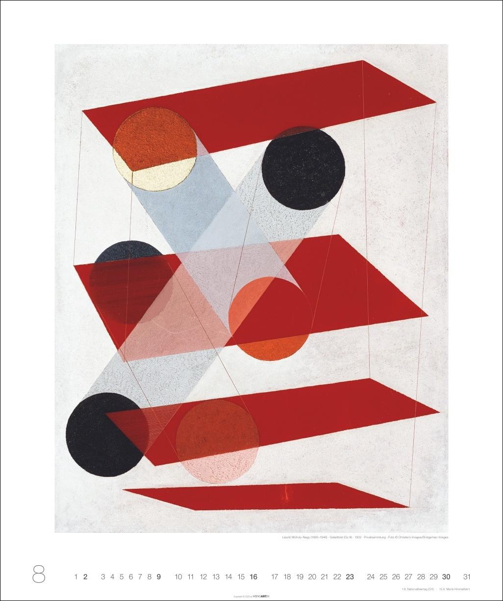 Beispielinhalt (Bild) Abstract Art Edition Kalender 2026