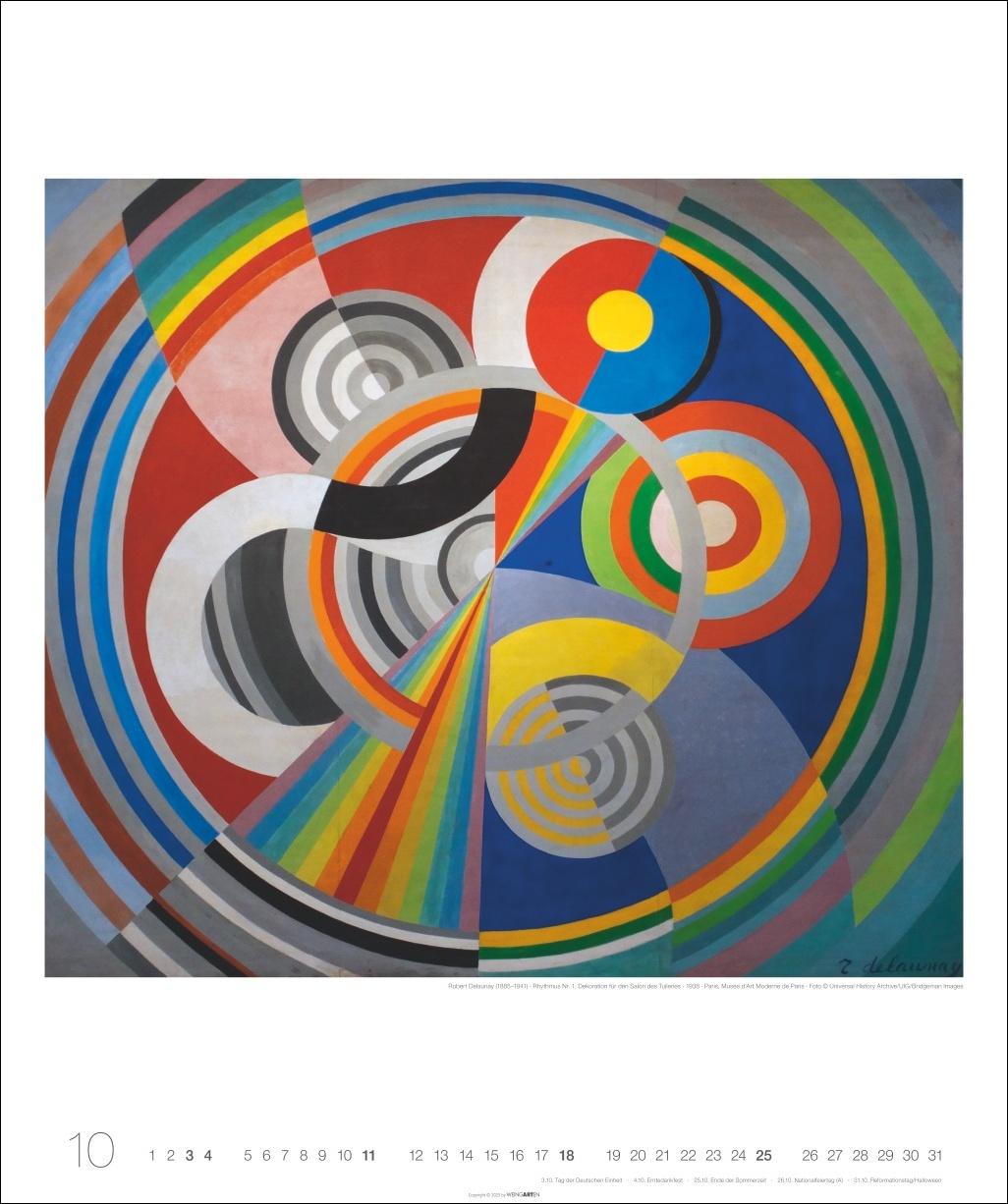 Beispielinhalt (Bild) Abstract Art Edition Kalender 2026