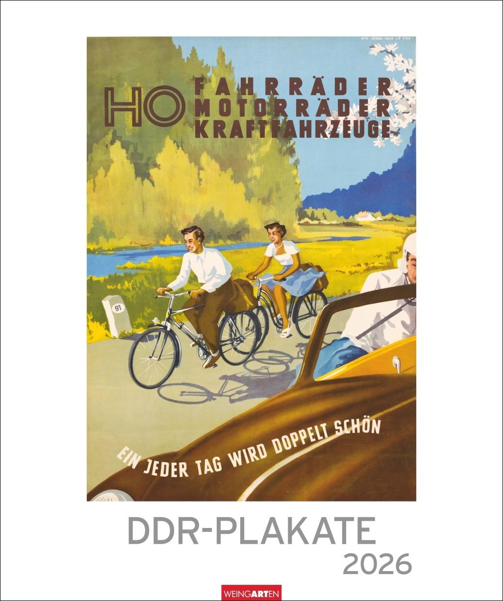 Vorderes Coverbild DDR-Plakate Edition Kalender 2026