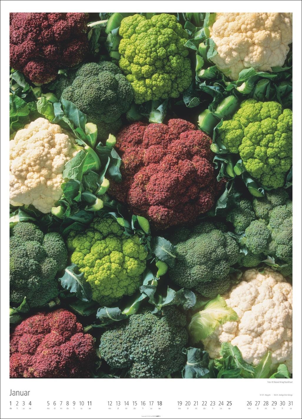 Beispielinhalt (Bild) Food Gallery Kalender 2026