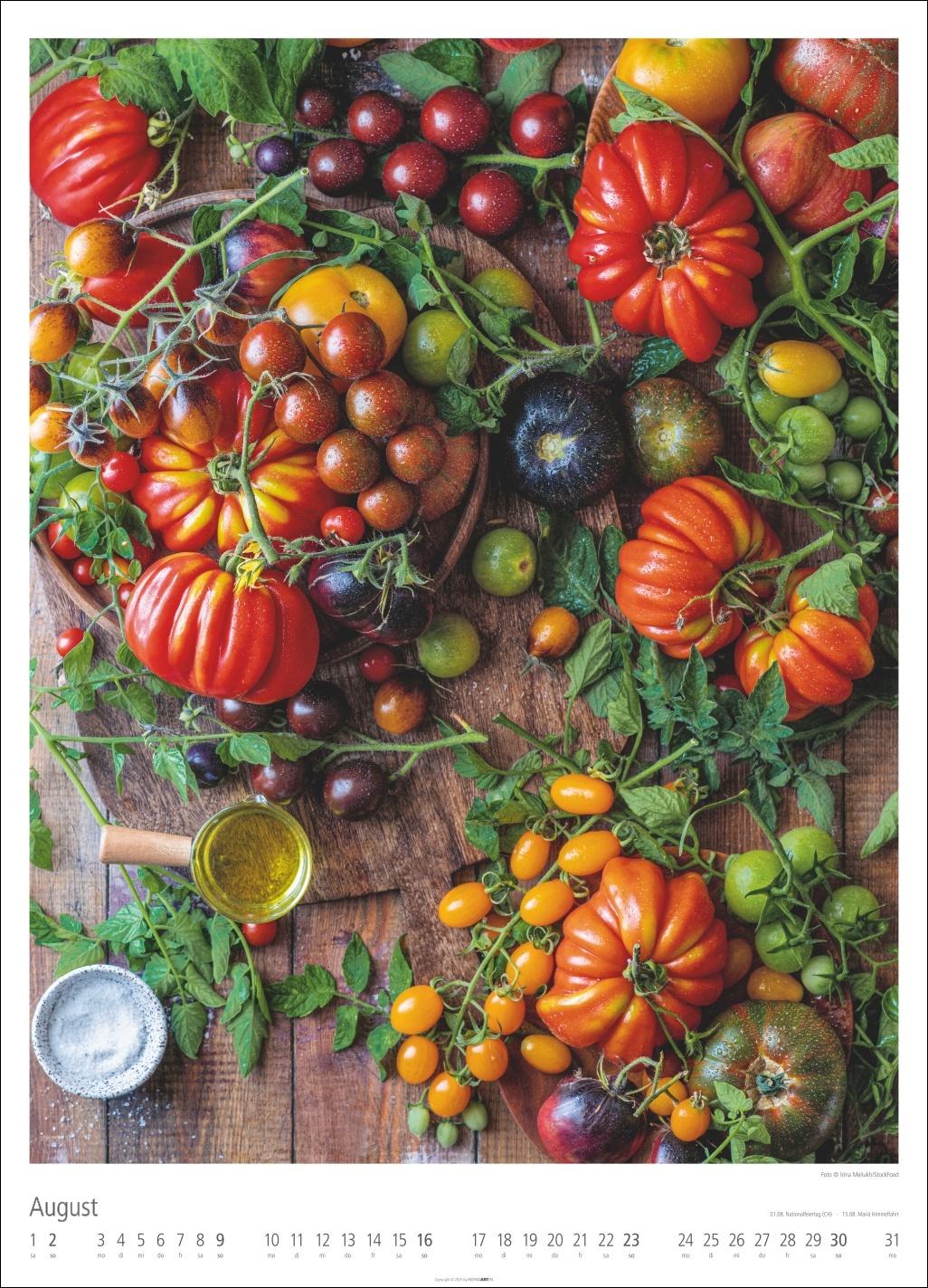 Beispielinhalt (Bild) Food Gallery Kalender 2026