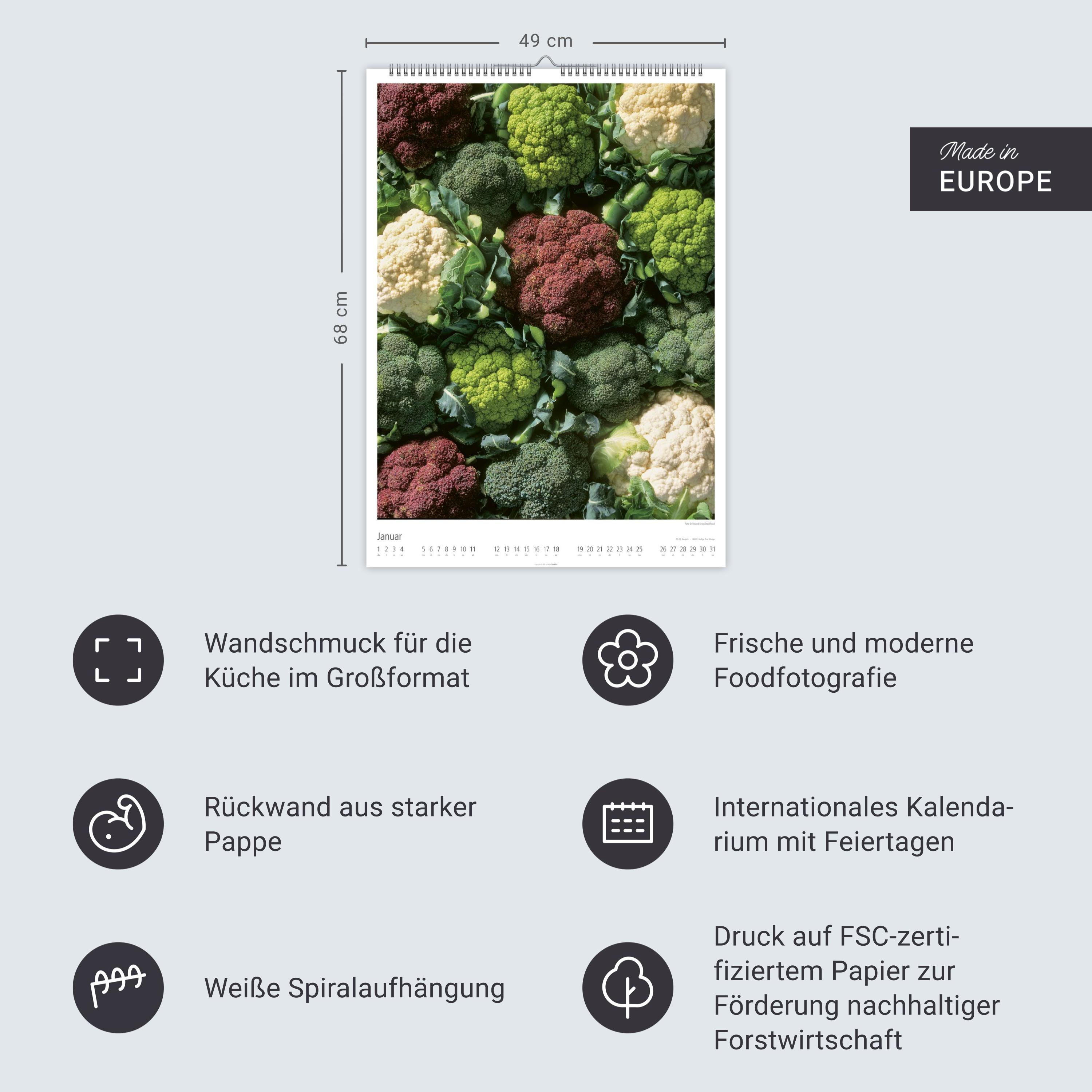 Beispielinhalt (Bild) Food Gallery Kalender 2026